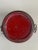 French Red & Gold Tole Cachepot With Lion Head Handles and Pierced Gallery Rim For Sale - Image 10 of 10