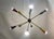 Gold Sputnik Hanging Lamp from Stilnovo, 1950s For Sale - Image 8 of 11