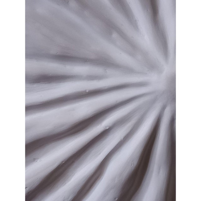 Late 20th Century Exceptional Late 20th Century 'Patelle' Plaster Ceiling Light Fixture in the Style of Giacometti For Sale - Image 5 of 10