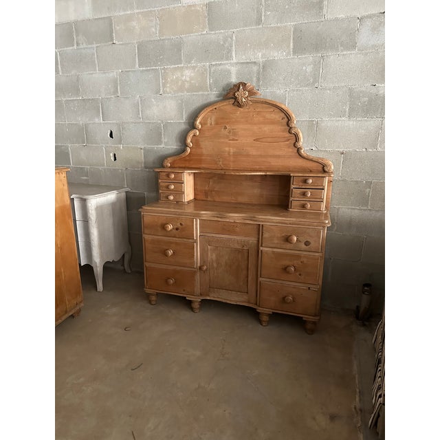 Antique Pine Sideboard For Sale - Image 10 of 12