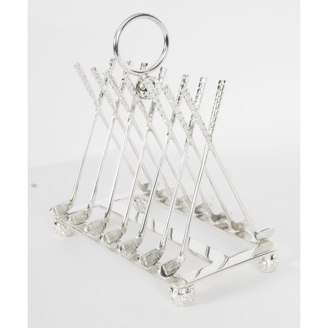 Vintage Silver-Plated Toast Rack, 1980s For Sale - Image 12 of 15