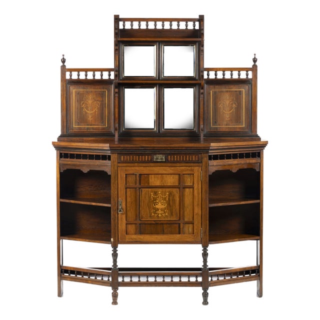 19th Century Furniture with Noble Wood, 1890s For Sale