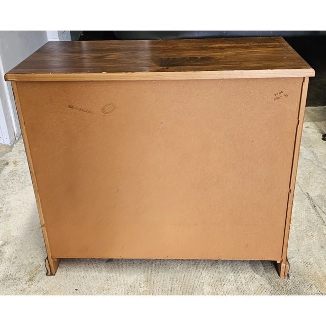 Late 20th Century Mastercraft Stained Pine Cabinet, Server For Sale - Image 11 of 11