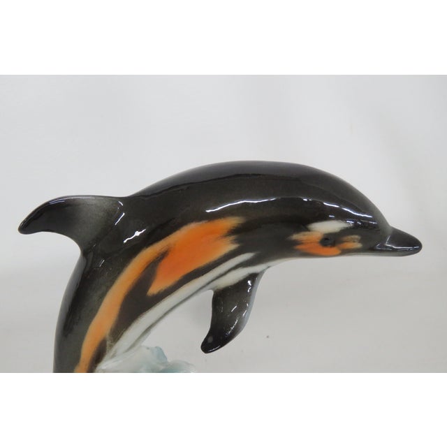 Goebel Dolphin Cs 209 West Germany Porcelain Figurine 4676b For Sale - Image 4 of 16