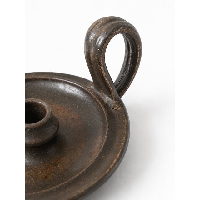 German Brutalist Studio Pottery Model 8013 Candleholder by Rudi Stahl, 1970s For Sale - Image 6 of 7