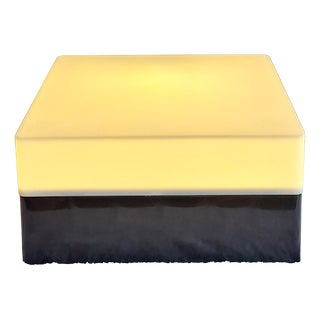 Vintage Model 54462 Ceiling Lamp in Black and White Plastic by Erco, 1970s For Sale