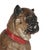 Ceramic Life-Size Austrian Terracotta Pug Dog With Glass Eyes, 19th Century For Sale - Image 7 of 16