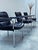 8400 Office Chairs in Leather by Jorgen Kastholm for Kusch & Co., 1980s, Set of 4 For Sale - Image 4 of 18