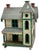 Nice Antique American Hand Made & Painted Wood Folk Art Victorian Style Birdhouse - 18 Inches Tall - Circa Early 1900s For Sale - Image 9 of 18