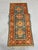 Blue Blue and Rust Red Kazak Wool Runner Rug, Tribal Hallway Rug, 2'9" X 9'9" For Sale - Image 8 of 16