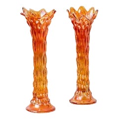 Antique Fenton Vases, 1930s, Set of 2 For Sale