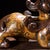 Metal Pair of Vintage Cloisonné Enamel Pixiu Statues With Gilt Bronze Accents For Sale - Image 7 of 9