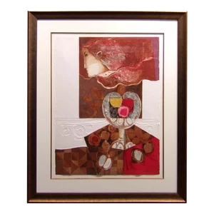 1990s "Perspectiva Con Imagen" Sunol Alvar Hand Signed Print