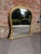 Glass Antique English Gilt Hour Glass Ribbed Framed Overmantle Mirror, 19th Century For Sale - Image 7 of 8