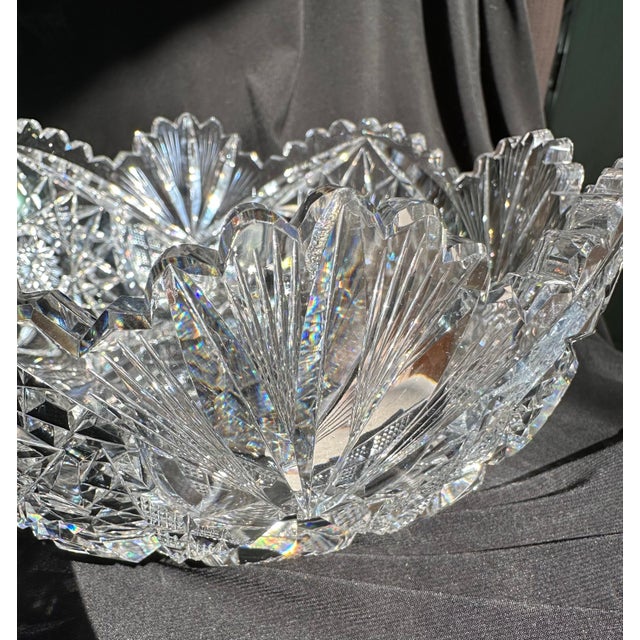 Antique Libbey Glass Company Sultana American Brilliant Period Cut