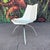 Paul McCobb Mid-Century Modern Fiberglass Origami Chair on Spider Base. This iconic fiberglass chair was created in the...