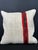 Turkish Hemp Pillow Cushion Natural Beige Red Cushion Cover 20"x20" For Sale - Image 4 of 4