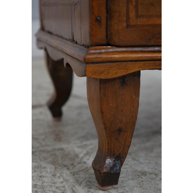 Italian Continental 19th Century Inlaid 3 Drawer Olivewood Chest For Sale - Image 11 of 16