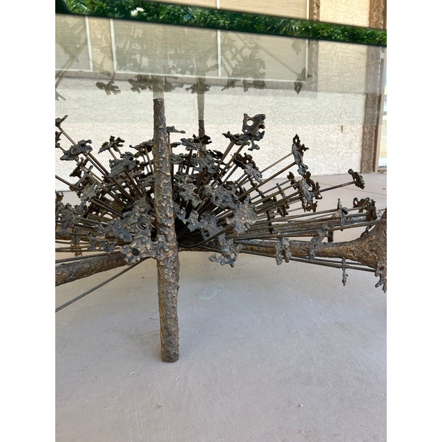 Contemporary Vintage Sculptural "Starburst" Made of Bronze by Daniel Gluck For Sale - Image 3 of 8