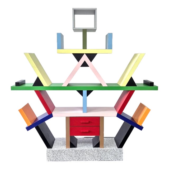 Carlton Bookcase by Ettore Sottsass, 1981 For Sale