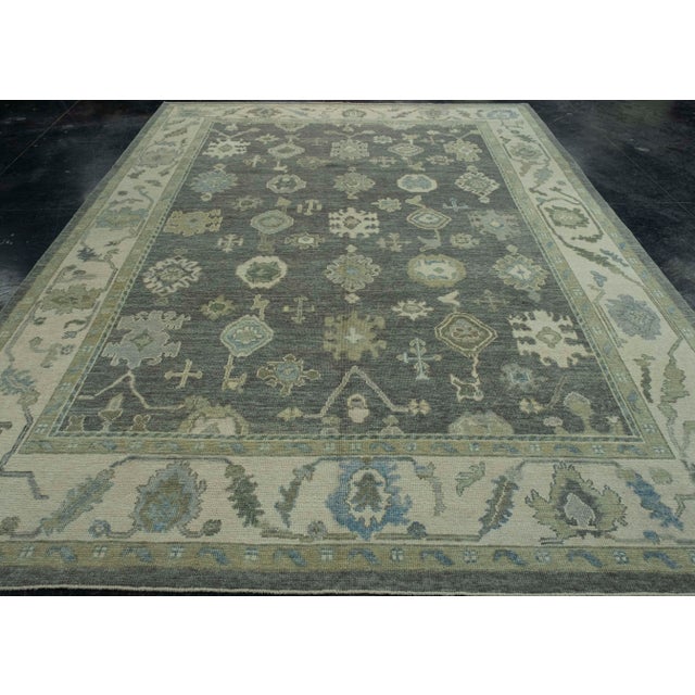 Turkish Oushak Rug 8'9" x 11'10" #18103 Explore a curated collection of hallway runners, wool rugs, and handmade...