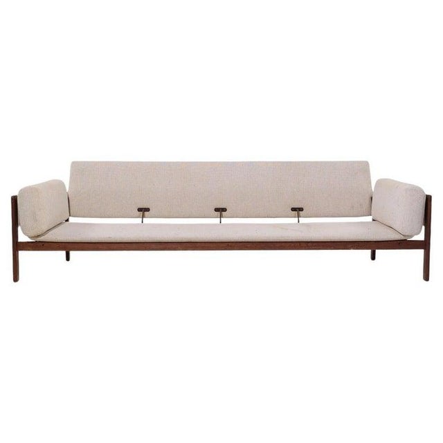 Sven Ivar Dysthe for Dokka Møbler Mid Century Norwegian Rosewood Sofa This sofa measures: 92 wide x 31 deep x 25.5 inches...