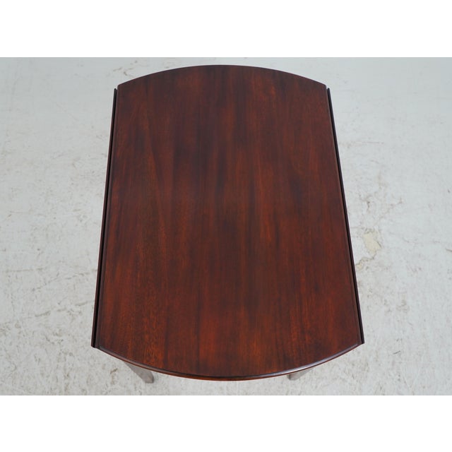 Henkel Harris Federal Style Mahogany Pembroke Drop Side Table For Sale - Image 14 of 18
