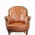 Cognac Leather and Walnut Armchair, Czechoslovakia, 1940s For Sale - Image 11 of 17
