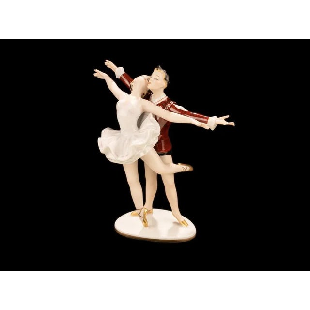 Vintage PorcelainDancing Couple, 1960s For Sale - Image 10 of 10