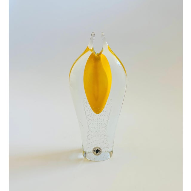 Contemporary Beranek Czech Art Glass Vase by Pavel Juda For Sale - Image 3 of 11