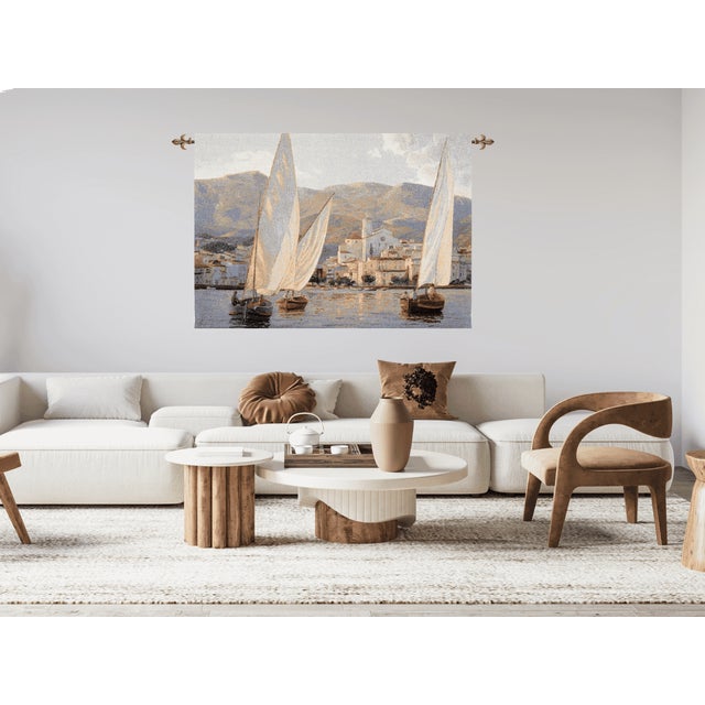 This beautiful tapestry is woven on a jacquard loom by skilled weavers, keeping alive the centuries old tradition of...