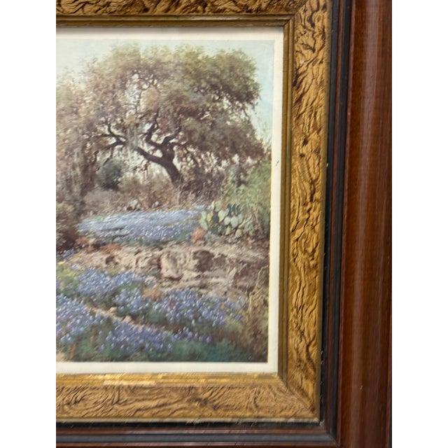 Porfirio Salinas Blue Bonnet Trail Custom Framed Print For Sale - Image 10 of 12