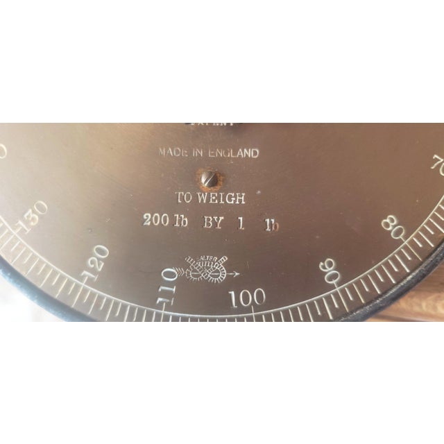 Vintage Industrial No.20t Trade Spring Balance Scale from Salter, 1890s For Sale - Image 6 of 10