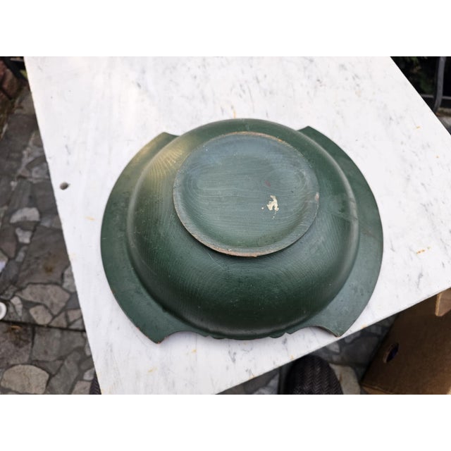 Painted Wooden Bowl, 1960s For Sale - Image 6 of 7