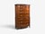 Traditional Georgian, Bow-Front Chest on Chest, Mahogany, Brass, England, 19th C. For Sale - Image 3 of 15
