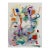 Contemporary Abstract Acrylic and Mixed Media on Paper "Duet (P)" by Gina Werfel For Sale