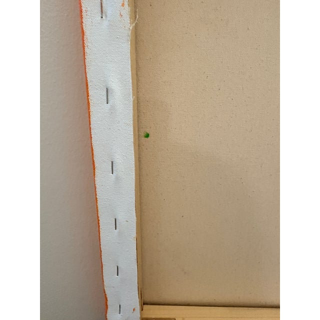 Michelle Zastawny Signed Original Abstract Botanical Painting on Canvas For Sale - Image 11 of 17