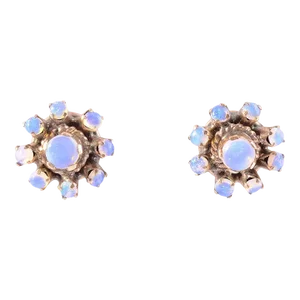 Vintage Opal Earrings - 2 Pieces