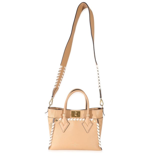Louis Vuitton Arizona Brown Mahina Braided On My Side PM For Sale - Image 4 of 7