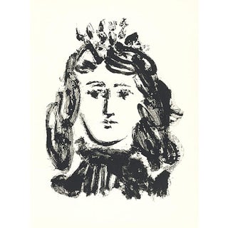 1985 Picasso Heliogravure 17 Woman With Tiara Reproduction For Sale