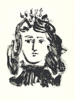 1985 Picasso Heliogravure 17 Woman With Tiara Reproduction
