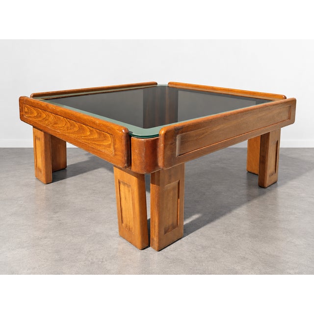 Mid-Century Square Coffee Table 1960s For Sale - Image 6 of 6