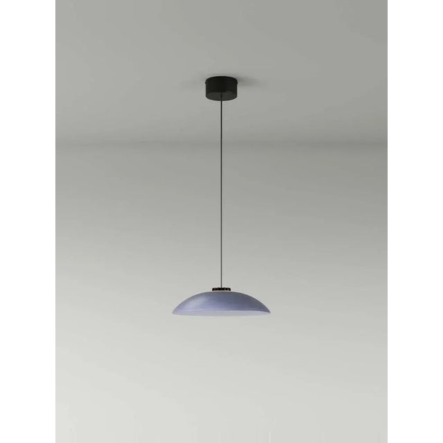 Small Blue Headhat Plate Pendant Lamp by Santa & Cole For Sale - Image 4 of 11