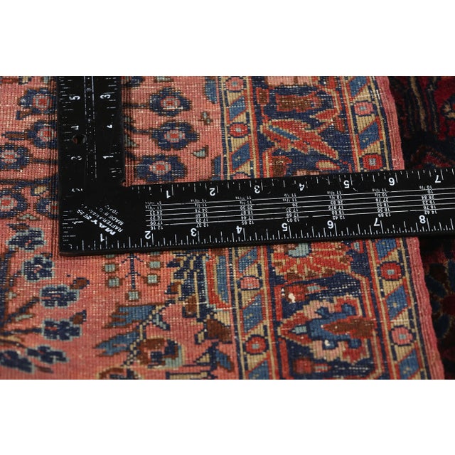 Antique Persian Sarouk Rug - 02'07 X 04'10 For Sale In Dallas - Image 6 of 9