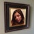 Figurative Locked by Karen Offutt | Oil Painting of a woman's face with long hair For Sale - Image 3 of 3