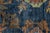 Textile Antique Mahal Rug With Distressed Indigo Blue and Terracotta Field For Sale - Image 7 of 11