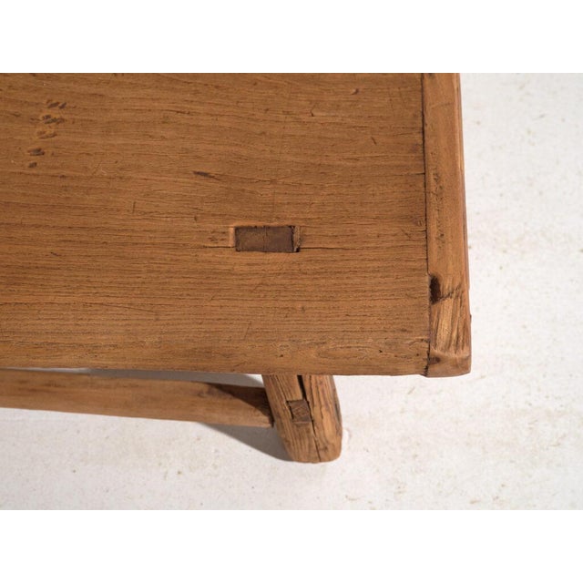 Brown Antique Pine Low Table For Sale - Image 8 of 10