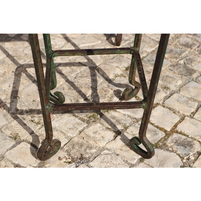 19th Century Baroque Wrought Iron Tables, Portuguese - Set of Two For Sale - Image 9 of 12