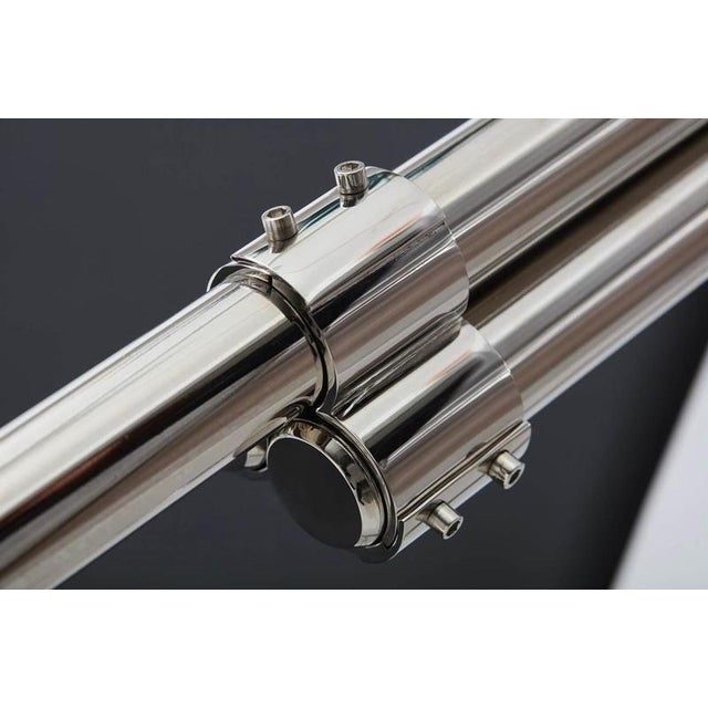 Metal Geometric Dorique Table Lamp by Jennifer Midoz For Sale - Image 7 of 12