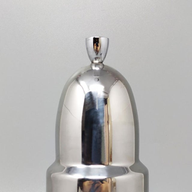 Vintage German Cocktail Shaker in Stainless Steel by Jo Laubner, 1970s For Sale - Image 4 of 7